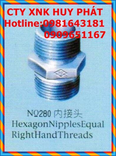 Kép hai đầu ren mạ kẽm DZ Kép hai đầu ren mạ kẽm DZ|