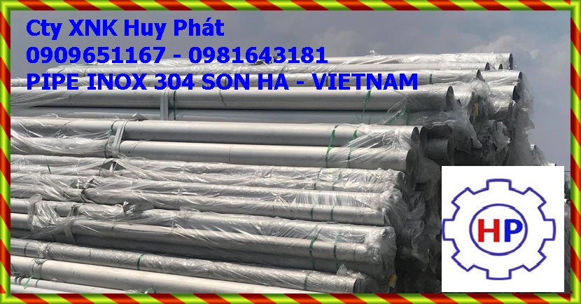 Ống inox 304 316 Sơn Hà DN25 ( phi 34 x SCH10S) Ống inox 304 316 Sơn Hà DN25 ( phi 34 x SCH10S)