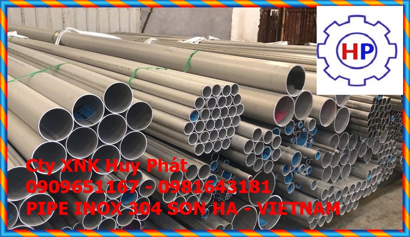 Ống inox 304 316 Sơn Hà DN25 ( phi 34 x SCH10S) Ống inox 304 316 Sơn Hà DN25 ( phi 34 x SCH10S)