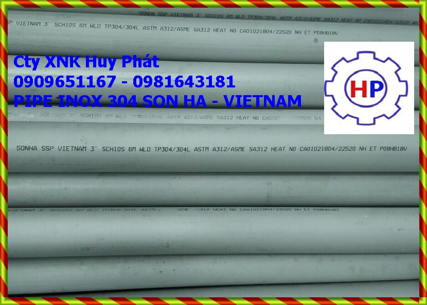 Ống inox 304 Sơn Hà Ống inox 304 Sơn Hà