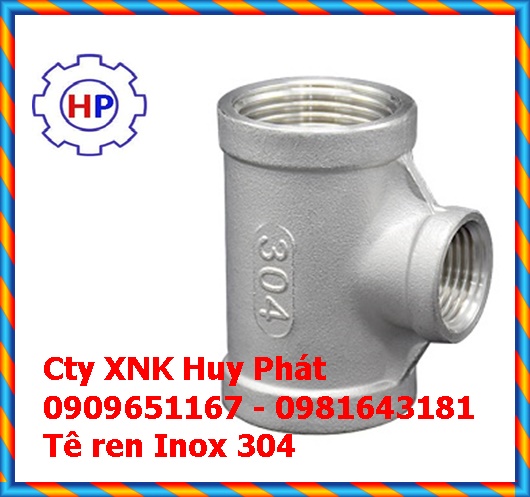 Tê giảm ren Inox 304 316 201 giá rẻ DN15 Tê giảm ren Inox 304 316 201 giá rẻ DN15