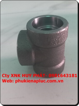 TÊ HÀN THÉP ÁP LỰC A105, DN32 CLASS 3000 ASME B16.11 TÊ HÀN THÉP ÁP LỰC A105, DN32 CLASS 3000 ASME B16.11|
