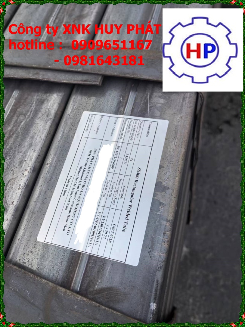 Thép hộp chử nhật nhập khẩu 80 x 160 Thép hộp chử nhật nhập khẩu 80 x 160