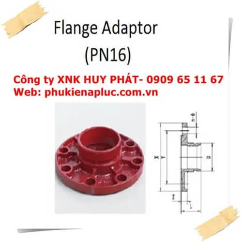 Mặt bích nối rãnh coupling 100tong