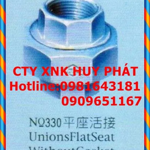 Rắc co (khớp nối) ren mạ kẽm DZ