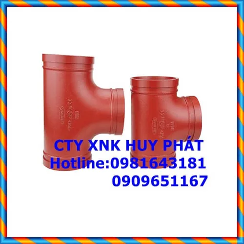 Tê nối rãnh coupling 100tong