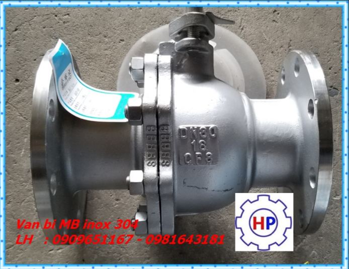 Van bi mặt bích inox 304 DN200 ( phi 219) Van bi mặt bích inox 304 DN200 ( phi 219)