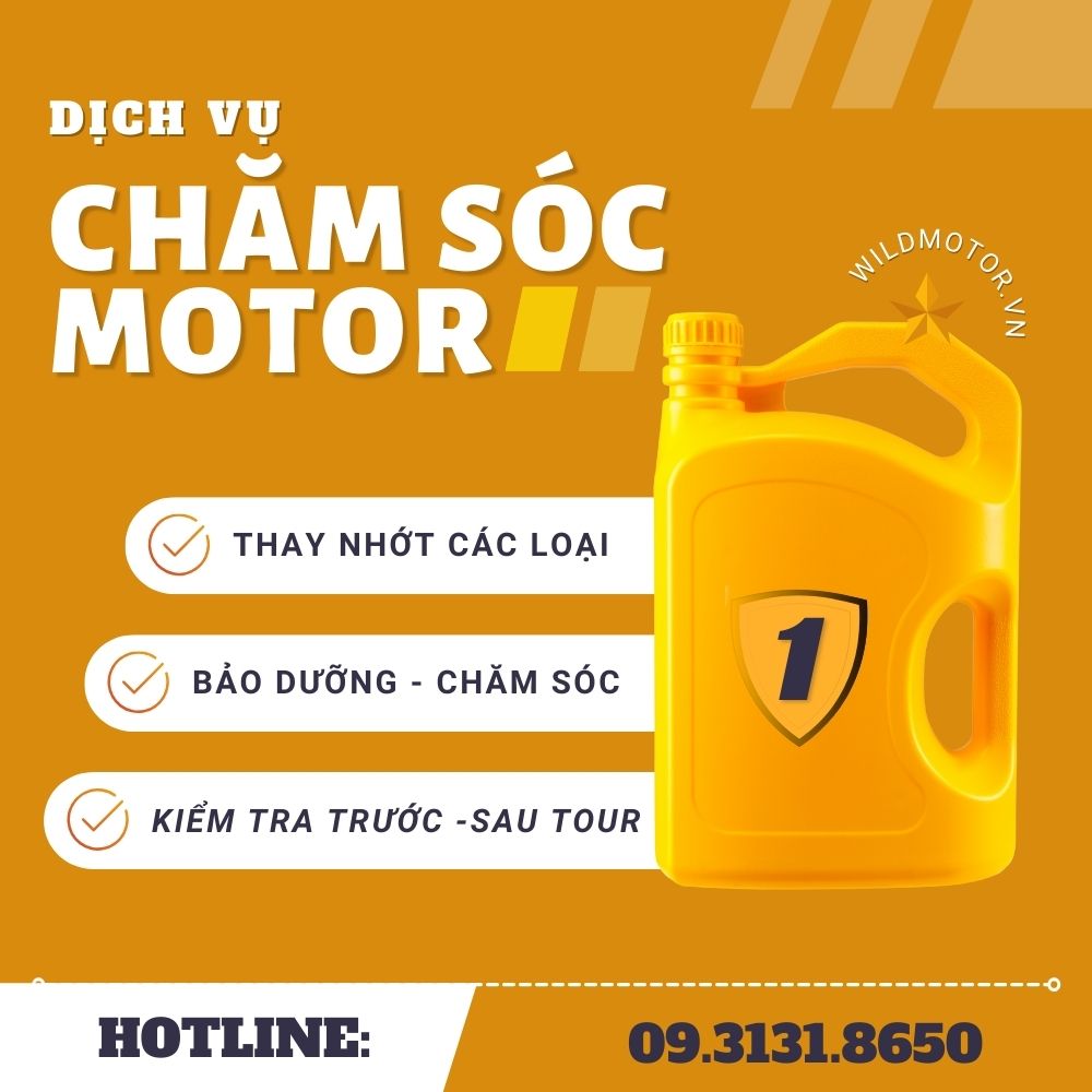 Rửa dọn-bảo dưỡng-thay nhớt