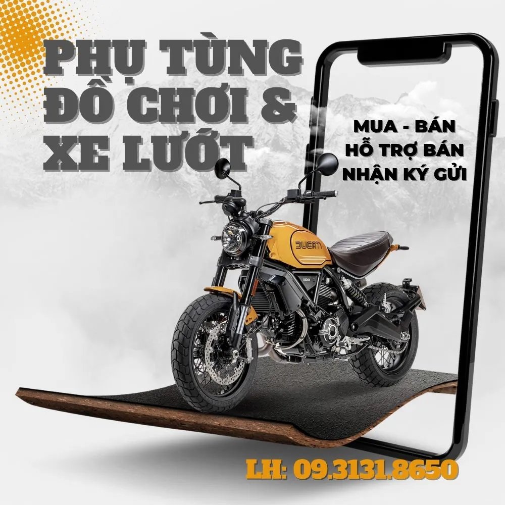 Mua bán ký gửi phụ tùng & xe lướt