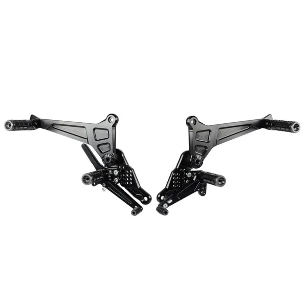 Bộ gác chân trước sau Bonamici Racing nút đỏ cho Ducati Scrambler 800