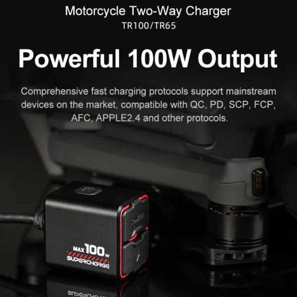 Bộ sạc nhanh Chigee USB 100W