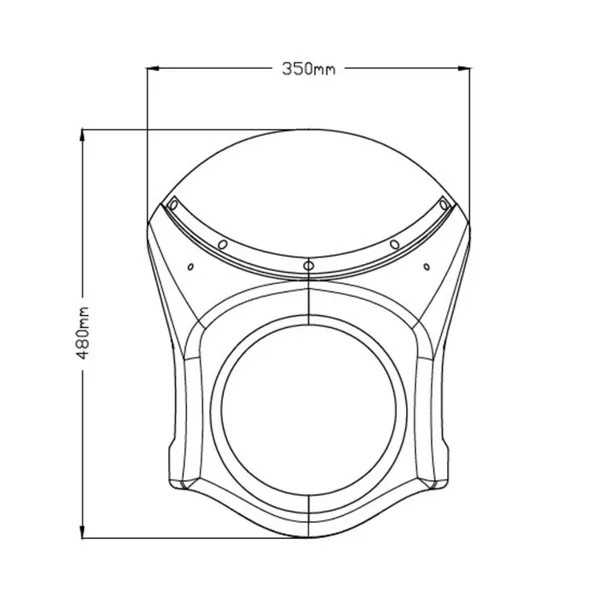 Đầu cafe racer carbon look Puig cho Honda CB650R 19+