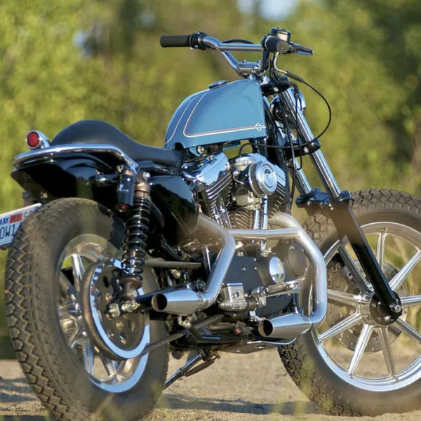 Ghi đông Biltwell Moto Bar Chrome 22mm