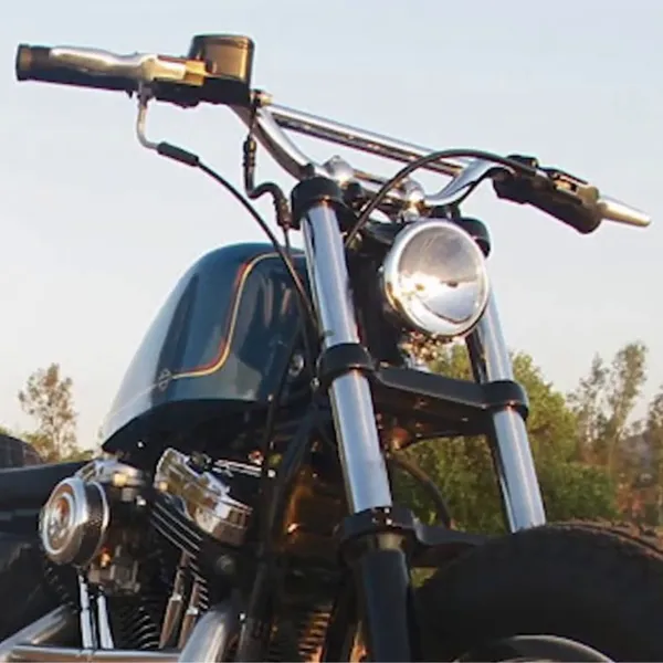 Ghi đông Biltwell Moto Bar Chrome 22mm