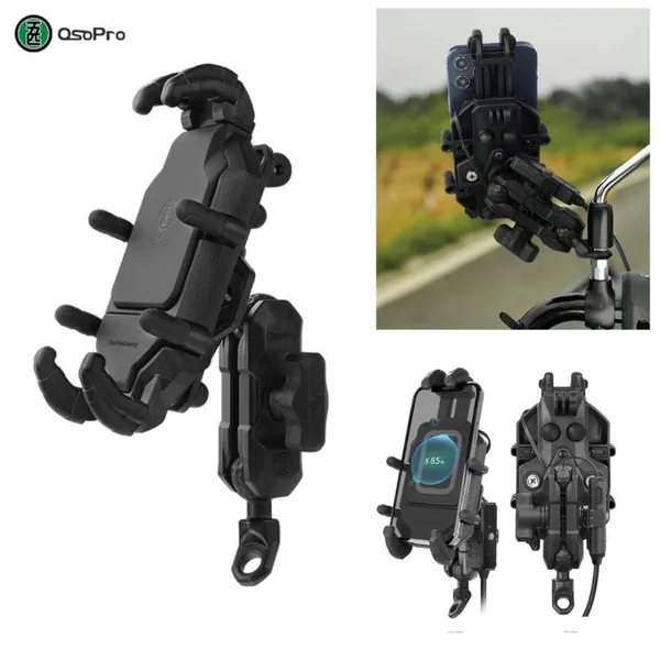 Giá bắt điện thoại OsoPro XAT329 chống rung (chân kính)