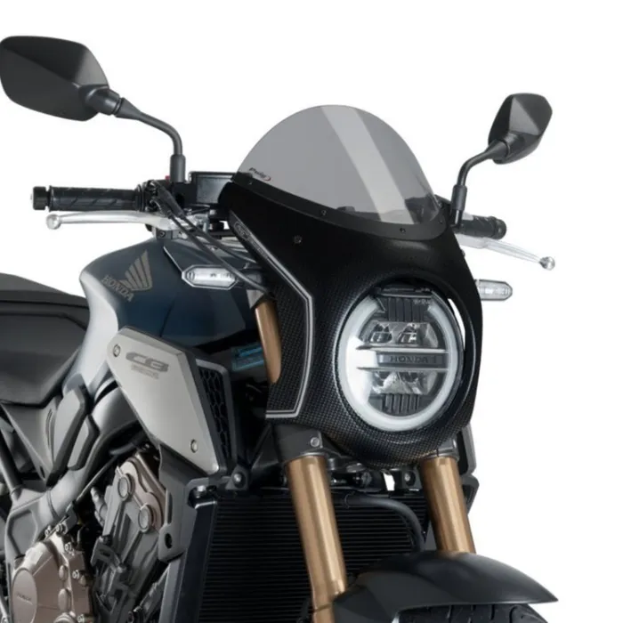 Đầu cafe racer Puig carbon look Honda CB650R 19+