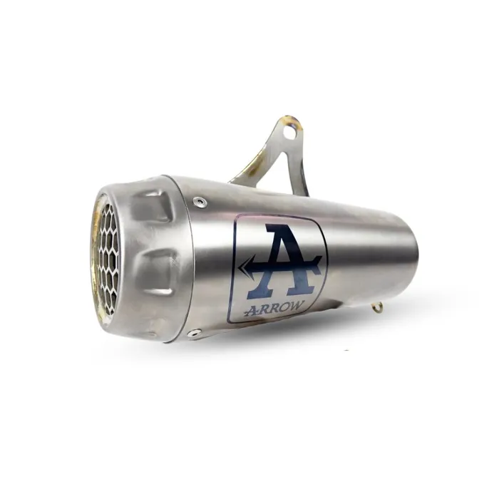 Pô Arrow Prorace titanium bọc lưới - họng 60mm