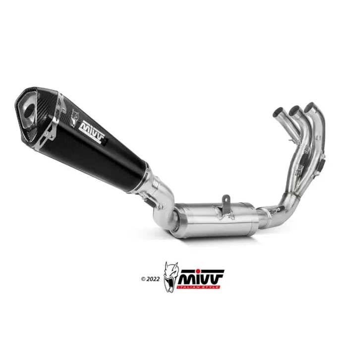 Pô MIVV full system Delta race carbon cho Yamaha MT09 2021+