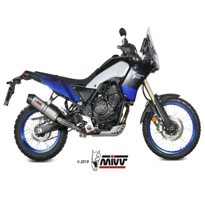 Pô MIVV Oval titanium cho Yamaha Tenere 700