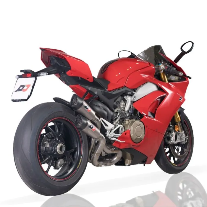 Pô QD Exhaust Twin Gunshot titanium 3/4 system cho Ducat Panigale V4