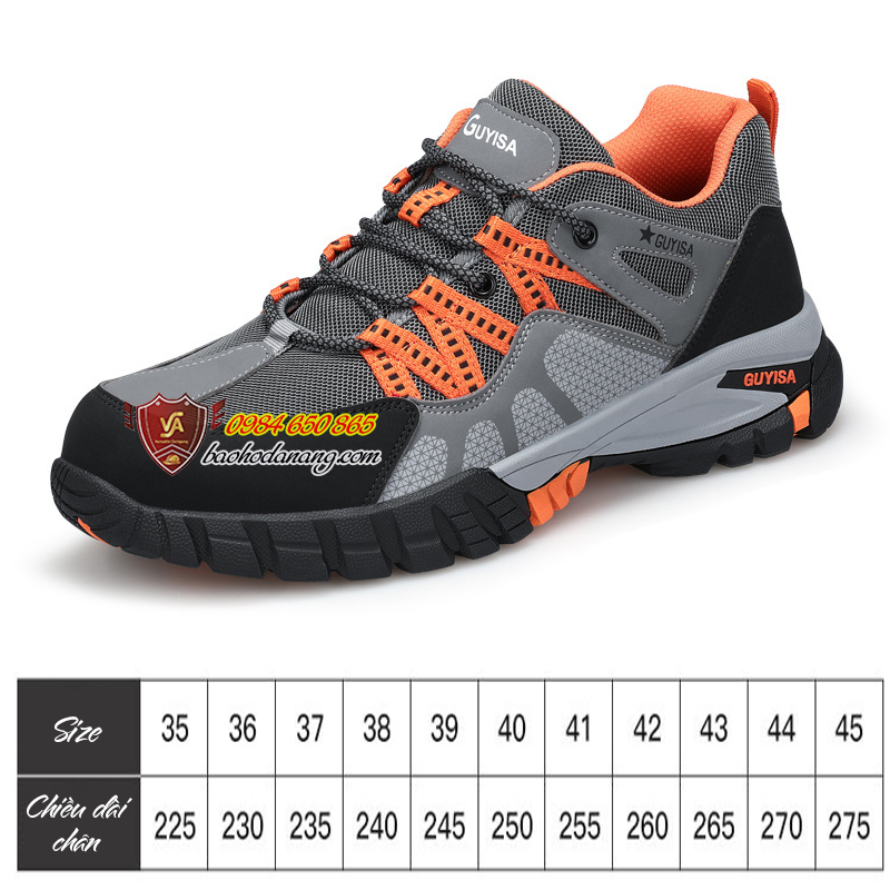 Giày bảo hộ chống đinh nam mã VA07 với phong cách thể thao, năng động, trẻ trung,