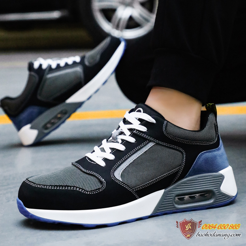 Giày Bảo Hộ Thời Trang Giá Rẻ Mũi Thép Chống Va Đập, Chống Đâm Xuyên (Mã VA03)