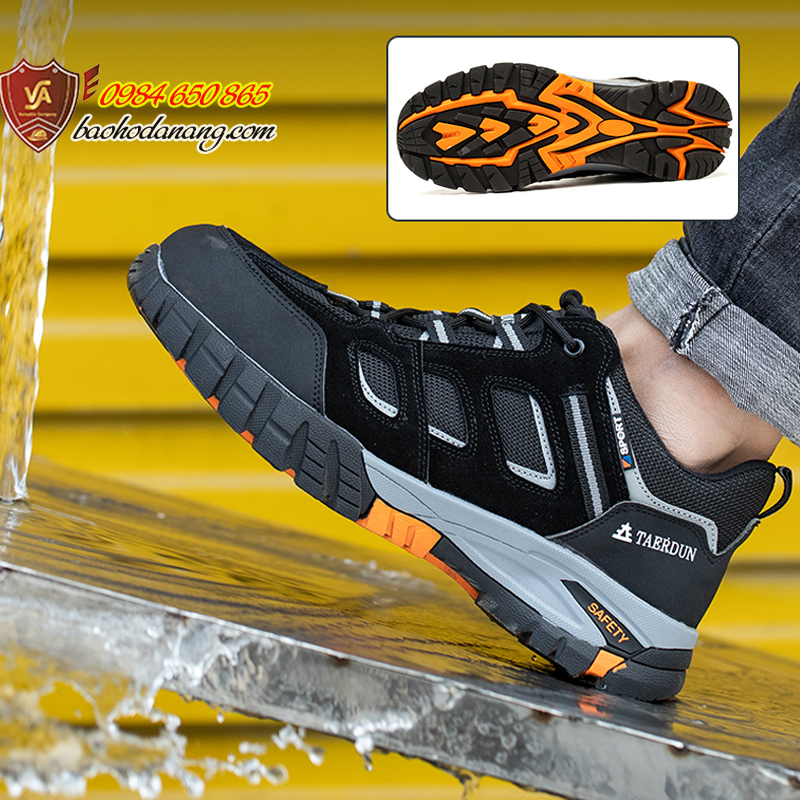 Giày bảo hộ mũi thép Mã VA08 nhập khẩu với thiết kế đẹp, kiểu dáng thể thao trẻ trung, thời trang.