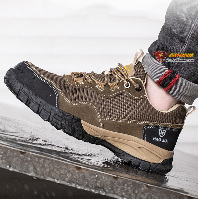 Giày bảo hộ tphcm nam siêu nhẹ thoáng khí chống va đập chống mài mòn cách điện 6KV VA17