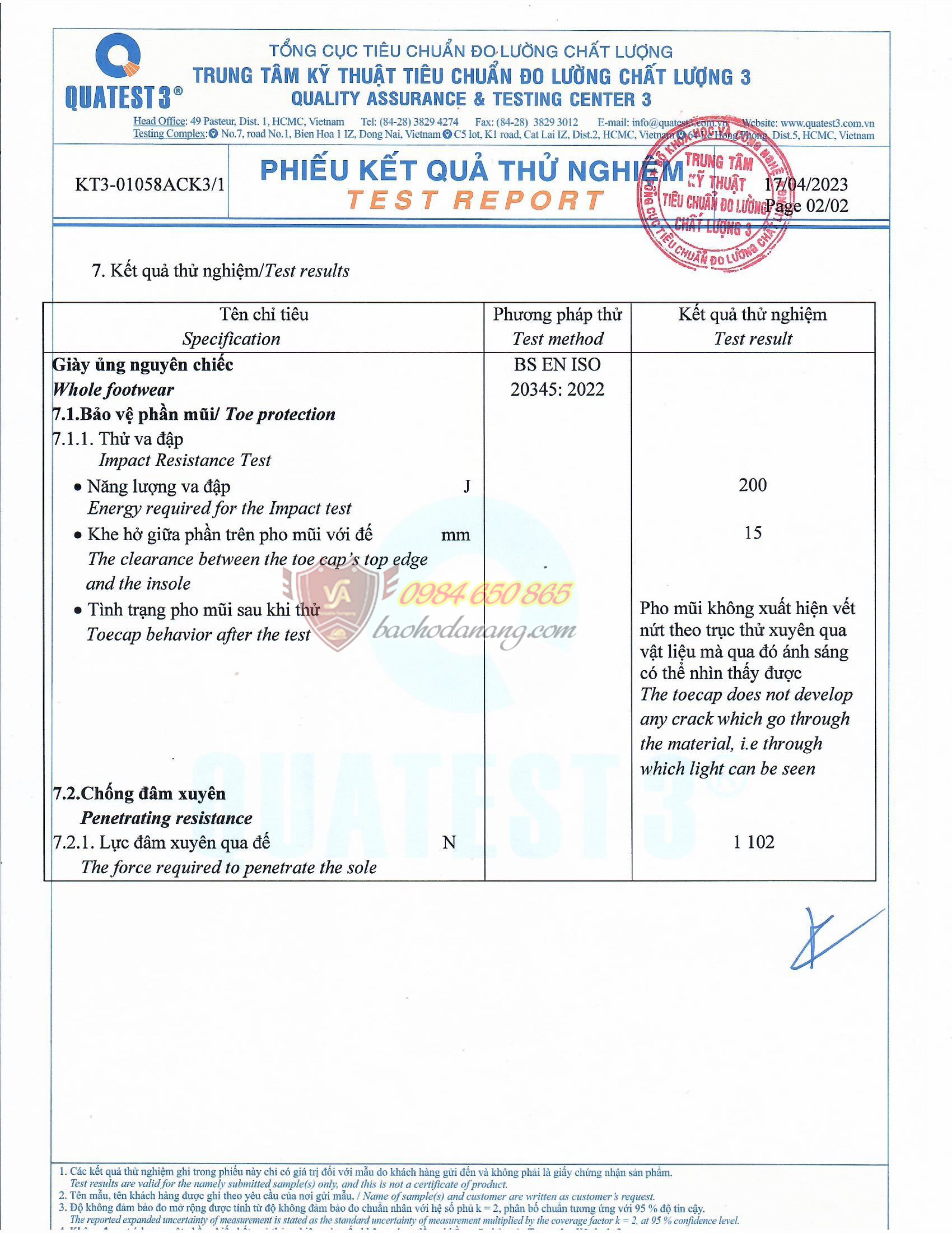 giày bảo hộ mũi thép