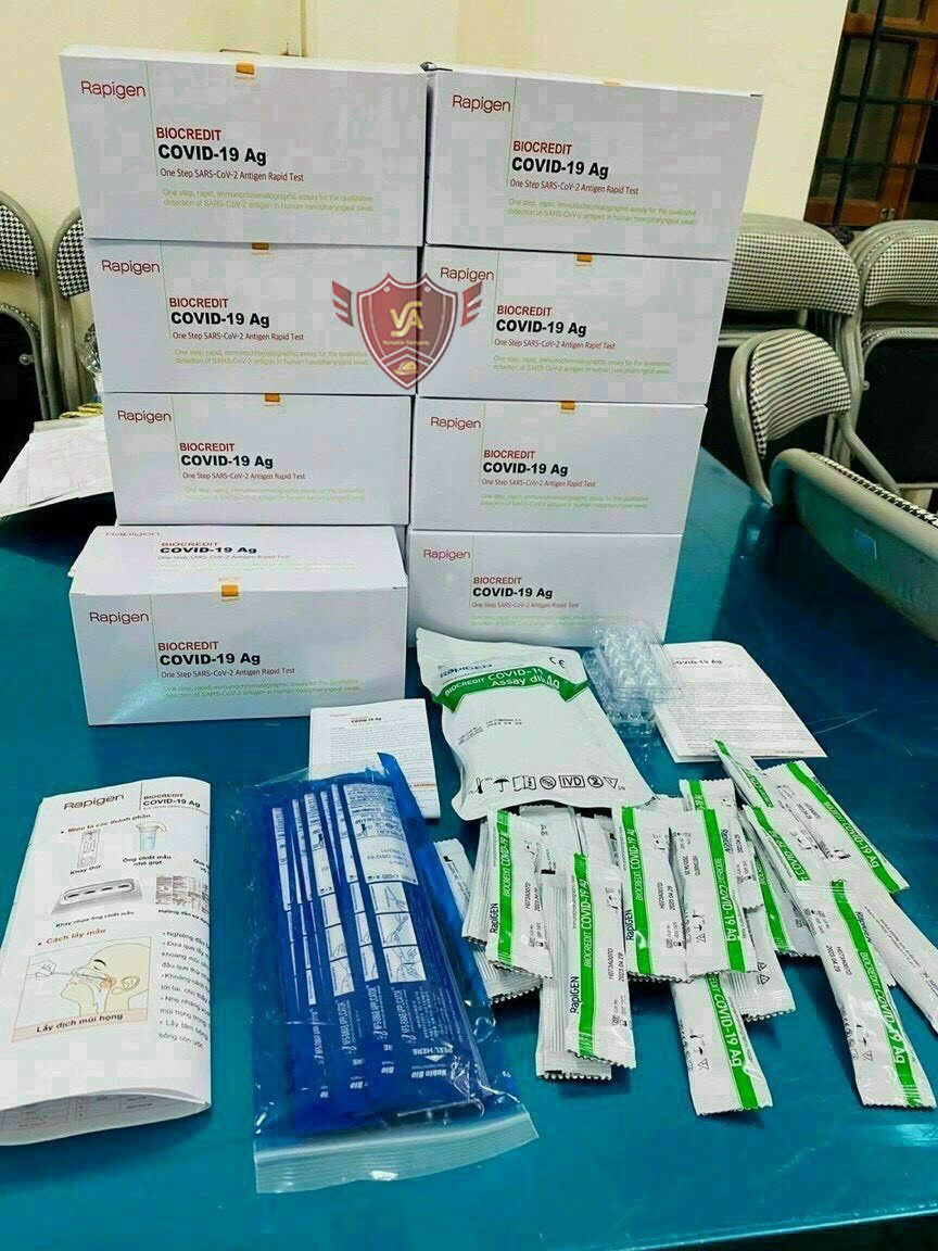 Kit Test Nhanh - Bộ Test Nhanh - Test Kháng Nguyên BIOCREDIT (Rapigen ) AG Công Nghệ Hàn Quốc - Chứng nhận của Bộ Y Tế