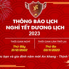 Lịch Nghỉ Tết Dương Lịch 2023