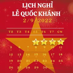 Lịch Nghỉ Lễ Quốc khánh 2/9/2022 Của Bảo Hộ Đa Năng