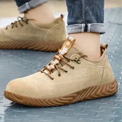 Giày Bảo Hộ Lao Động Thể Thao Mũi Thép Đế Kevlar Giảm Sốc VA13