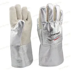 Găng tay chịu nhiệt Castong 300 độ C (tráng bạc)