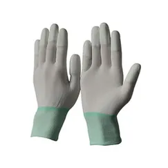 Găng tay phòng sạch Polyester phủ PU ngón