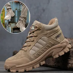 Giày Bảo Hộ Đẹp Cao Cổ Dáng Thể Thao Mũi Thép + Đế Kevlar Nhập Khẩu VA09N-MID