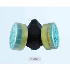 Mặt nạ phòng độc Đài Loan 618D2 (2 phin)