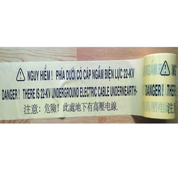 Băng cáp ngầm cảnh báo điện lực
