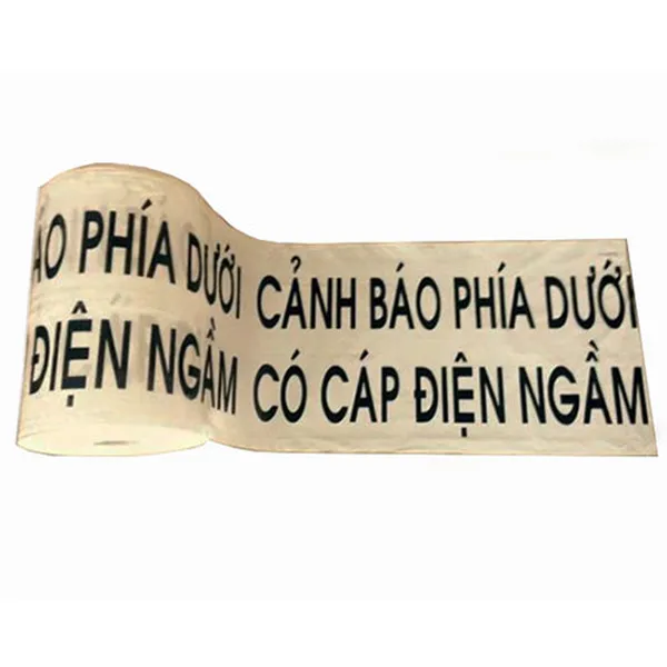 Băng cáp ngầm cảnh báo điện lực