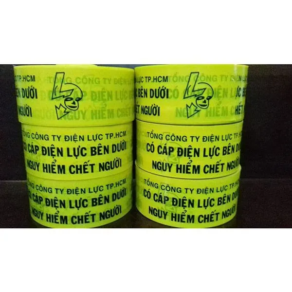 Băng cáp ngầm cảnh báo điện lực