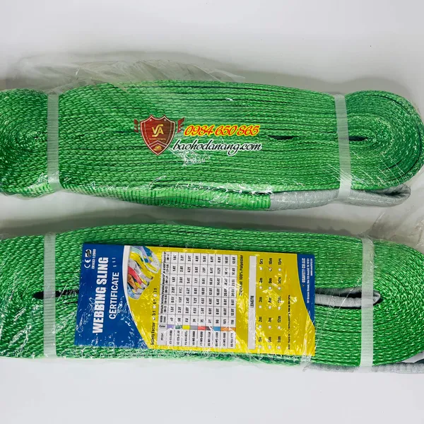 Dây cáp vải cẩu hàng 1 tấn Usafety Mỹ tiêu chuẩn CE