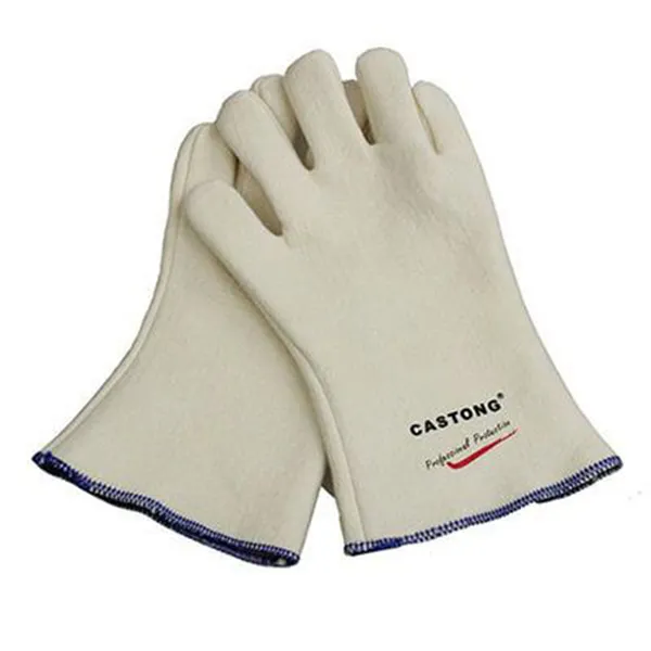 Găng tay chịu nhiệt Castong 300 độ C (màu trắng)