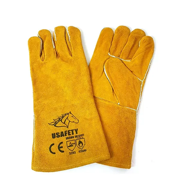 Găng tay da hàn 14 inch Usafety - Mỹ