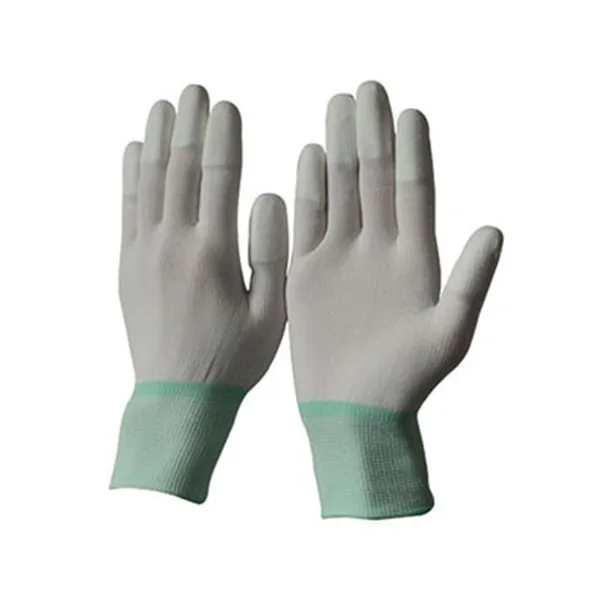 Găng tay phòng sạch Polyester phủ PU ngón