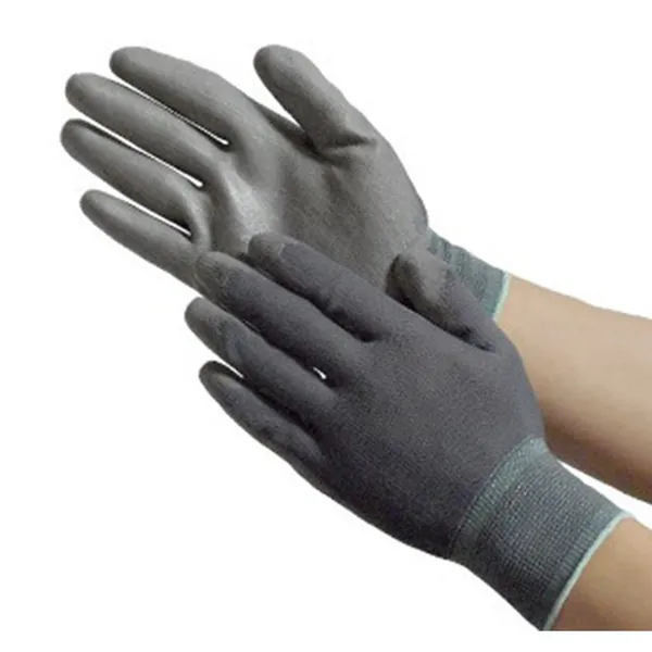 Găng tay Polyester phủ PU bàn Xám