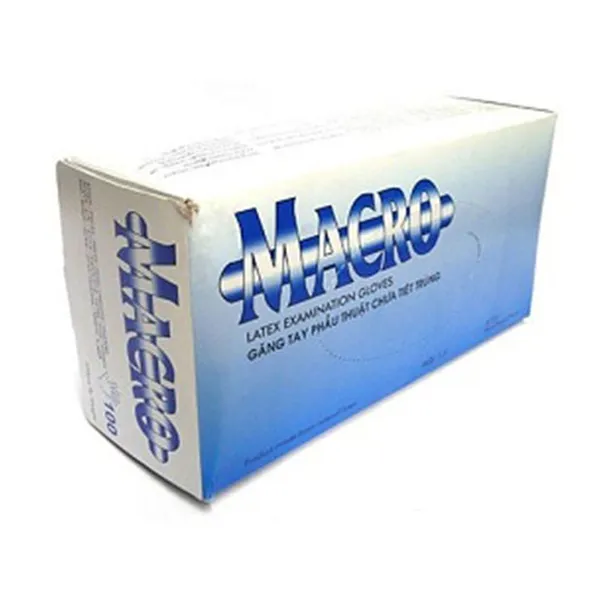 Găng tay y tế có bột Macco