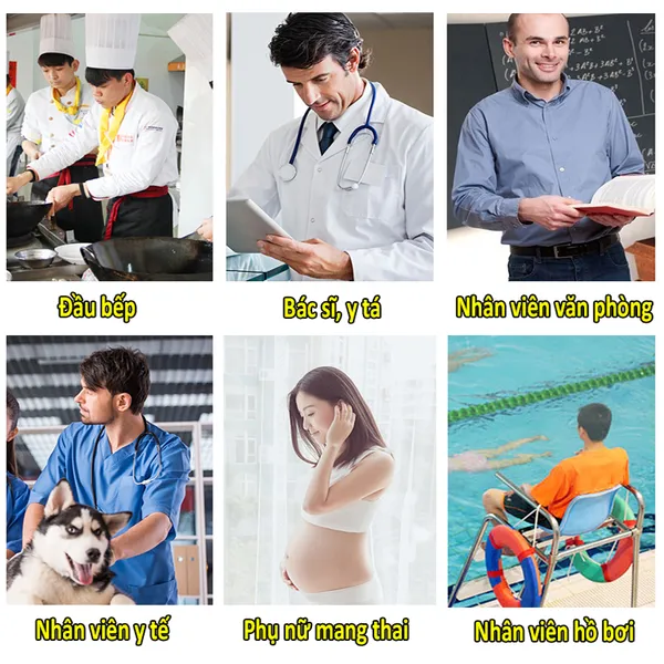 Giày chống trượt Wako siêu nhẹ dùng cho nhà bếp, bệnh viện, nhà hàng, khách sạn