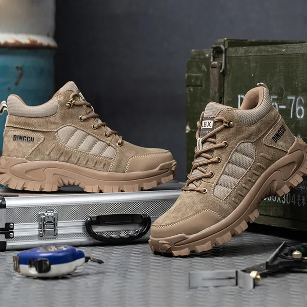 Giày Bảo Hộ Đẹp Cao Cổ Dáng Thể Thao Mũi Thép + Đế Kevlar Nhập Khẩu VA09N-MID