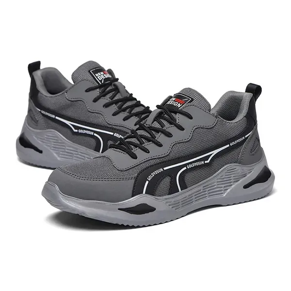 Giày Bảo Hộ Nhẹ Nhập Khẩu Dáng Thể Thao Thời Trang Chống Đâm Xuyên Mũi Thép Chống Va Đập VA11 