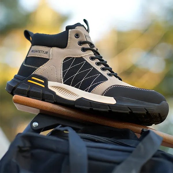 Giày bảo hộ giá tốt cao cổ, mũi thép, đế chống đinh, thể thao VA24